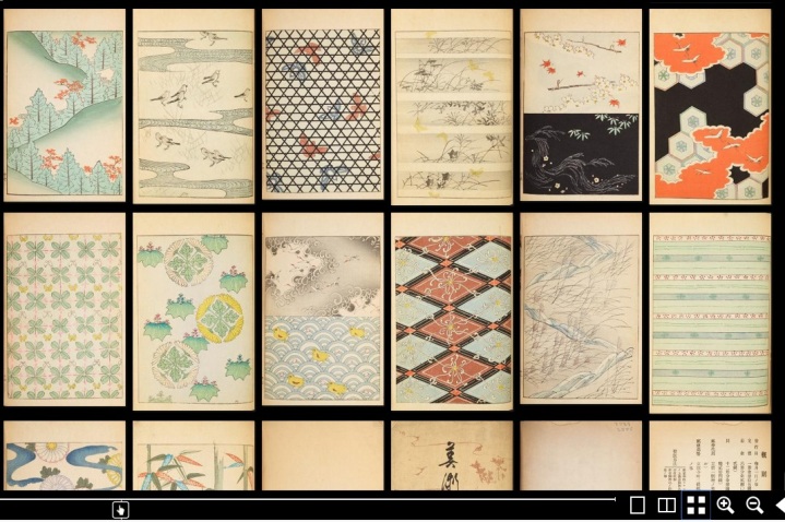 Meiji-era designs: Shin-Bijutsukai "New Art"