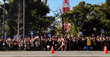Hakone Ekiden relay race Waseda Tokyo Tower